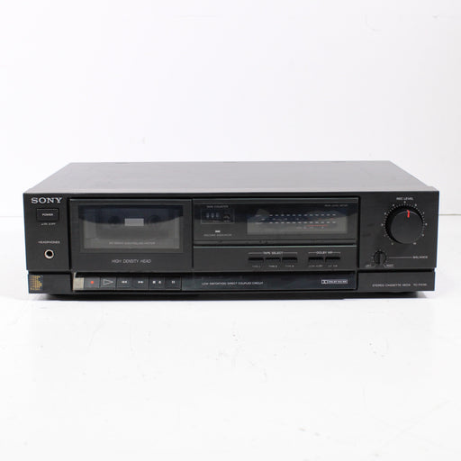 Sony TC-FX110 Single Stereo Cassette Deck Made in Japan (1989)-Cassette Players & Recorders-SpenCertified-vintage-refurbished-electronics