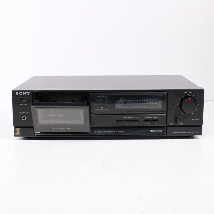 Sony TC-FX110 Single Stereo Cassette Deck Made in Japan (1989)-Cassette Players & Recorders-SpenCertified-vintage-refurbished-electronics