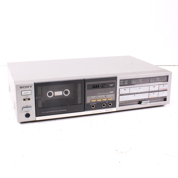 Sony TC-FX44 Stereo Cassette Deck Player Recorder Silver Face (1982-83)-Cassette Players & Recorders-SpenCertified-vintage-refurbished-electronics