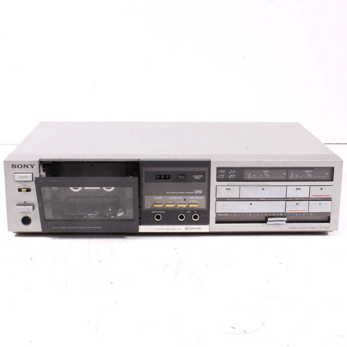 Sony TC-FX44 Stereo Cassette Deck Player Recorder Silver Face (1982-83)-Cassette Players & Recorders-SpenCertified-vintage-refurbished-electronics