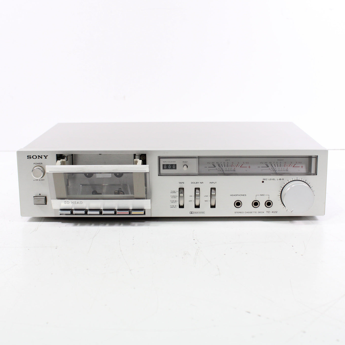 Sony TC-K22 Single Cassette Deck Player Recorder (1980) — SpenCertified