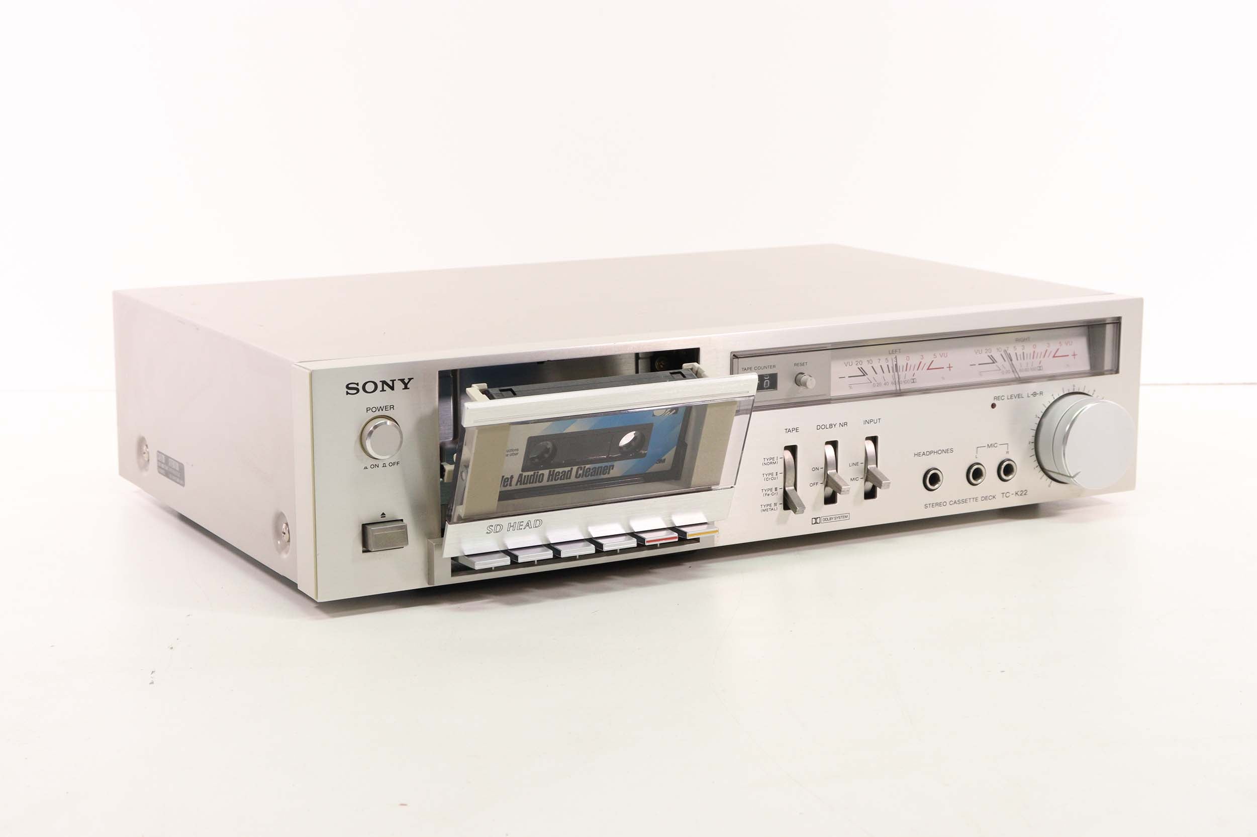 Sony TC-K22 Single Cassette Deck Player Recorder (NO FF OR RW)