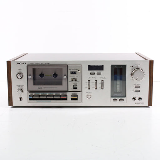 Sony TC-K60 Single Stereo Cassette Deck Wooden Side Panels-Cassette Players & Recorders-SpenCertified-vintage-refurbished-electronics