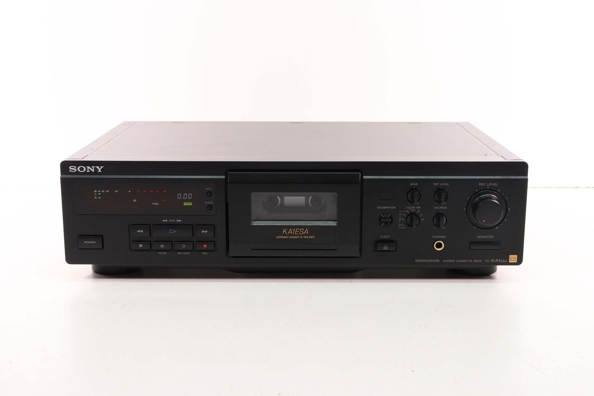 Sony TC-KA1ESA Stereo Cassette Deck Player (HAS BROKEN GEARS)