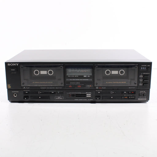Sony TC-W550 Double Stereo Cassette Deck (1988)-Cassette Players & Recorders-SpenCertified-vintage-refurbished-electronics