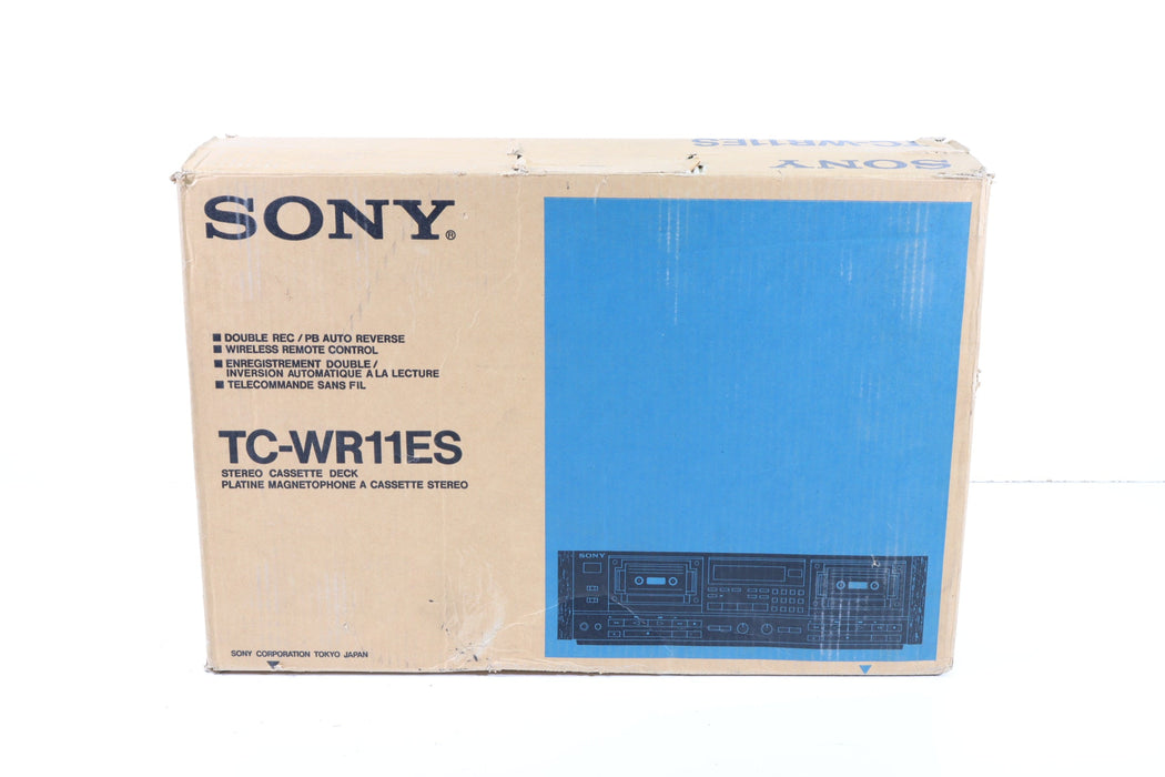 Sony TC-WR11ES Double Cassette Deck (with Original Box)-Cassette Players & Recorders-SpenCertified-vintage-refurbished-electronics