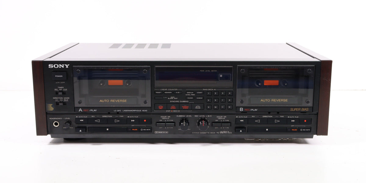 Sony-TC-WR11ES-Double-Cassette