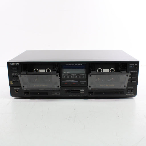 Sony TC-WR750 Double Stereo Cassette Deck AMS Automatic Music Search (1988)-Cassette Players & Recorders-SpenCertified-vintage-refurbished-electronics