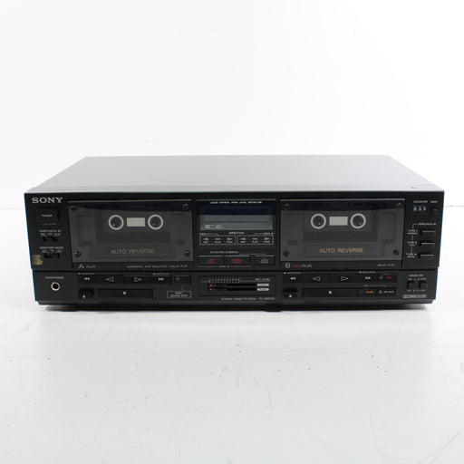 Sony TC-WR750 Double Stereo Cassette Deck AMS Automatic Music Search (1988)-Cassette Players & Recorders-SpenCertified-vintage-refurbished-electronics
