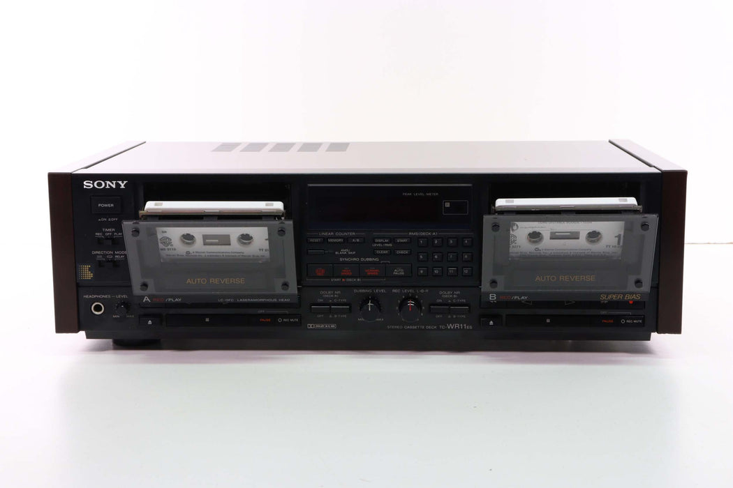 Sony TC-WR80ES Dual Stereo Cassette Deck Recorder Player with Auto Reverse-Cassette Players & Recorders-SpenCertified-vintage-refurbished-electronics