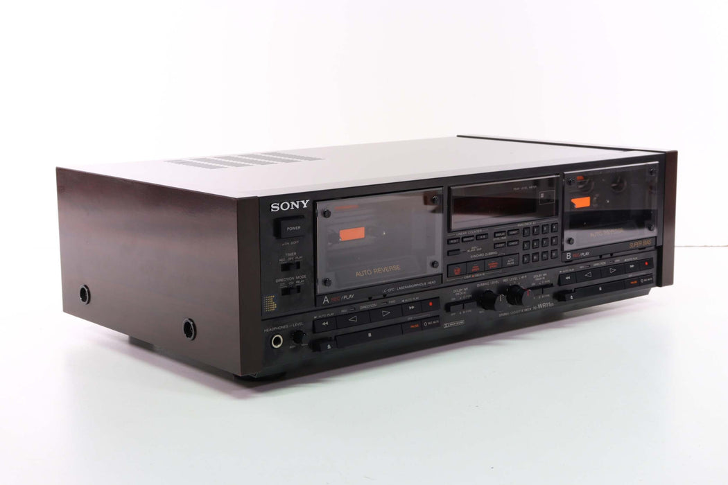 Sony TC-WR80ES Dual Stereo Cassette Deck Recorder Player with Auto Reverse-Cassette Players & Recorders-SpenCertified-vintage-refurbished-electronics