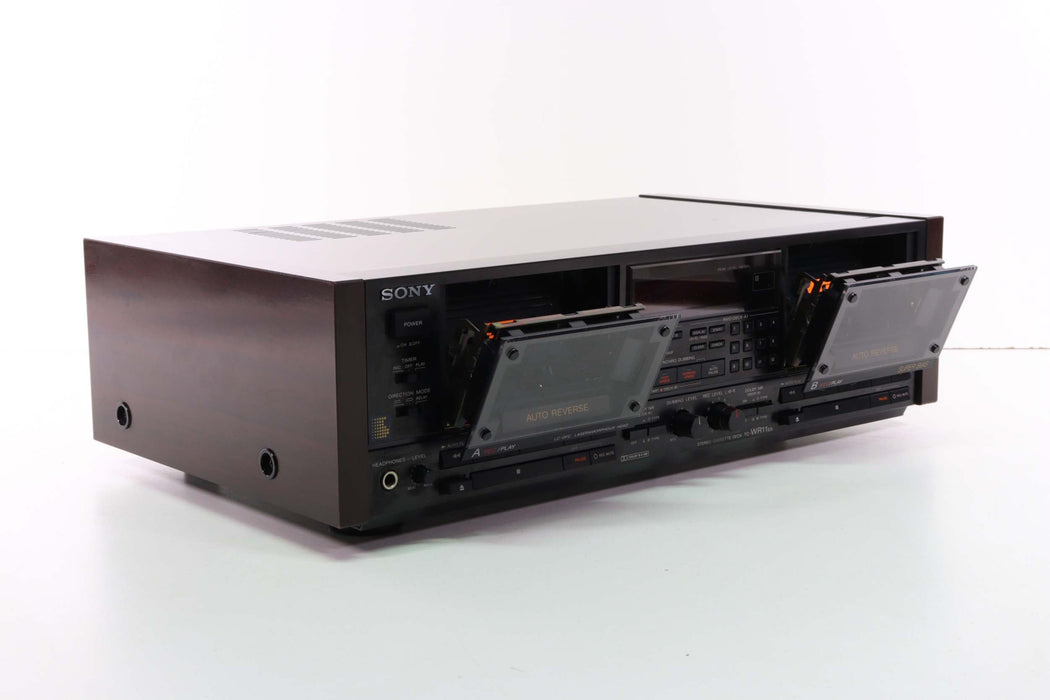 Sony TC-WR80ES Dual Stereo Cassette Deck Recorder Player with Auto Reverse-Cassette Players & Recorders-SpenCertified-vintage-refurbished-electronics