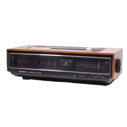 Sony TFM-C770W Digimatic Litetime AM/FM Clock Radio Woodgrain (AS IS)-Radios-SpenCertified-vintage-refurbished-electronics