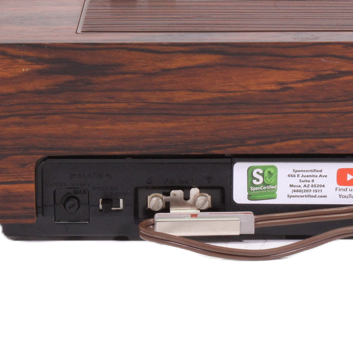 Sony TFM-C770W Digimatic Litetime AM/FM Clock Radio Woodgrain (AS IS)-Radios-SpenCertified-vintage-refurbished-electronics