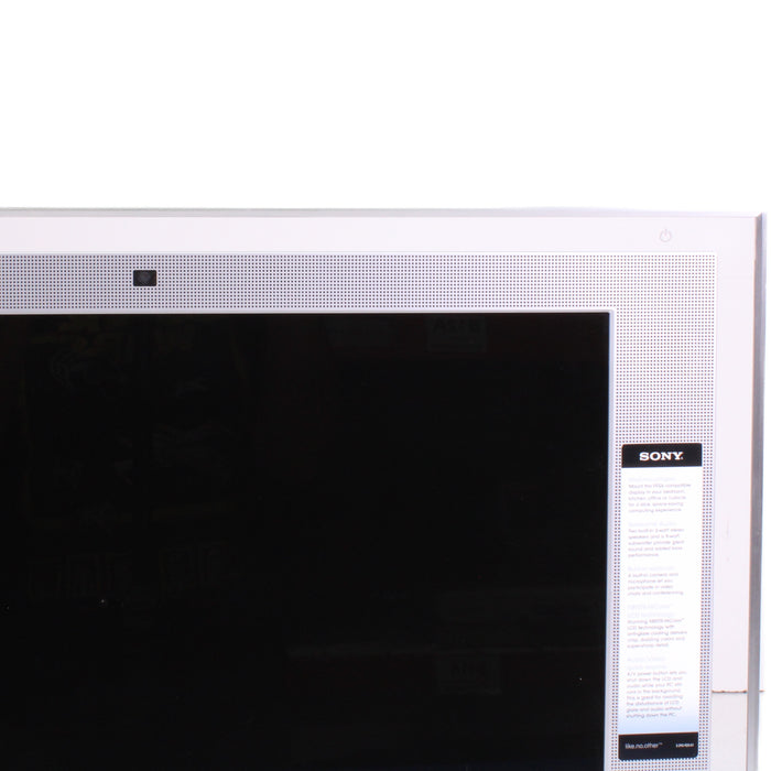 Sony VAIO VGC-LT25E 22" All-in-One Desktop PC Blu-ray Intel Core 2 Duo White (2008)-Computer Monitors-SpenCertified-vintage-refurbished-electronics