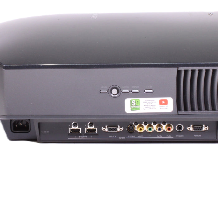 Sony VPL-VW60 SXRD Full HD 1080p HDMI Home Theater Projector w/ Remote & Telephoto Lens-Lamps-SpenCertified-vintage-refurbished-electronics
