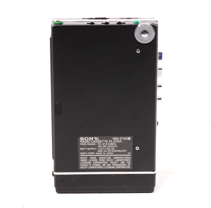 Sony WM-F100III Portable Walkman Stereo Cassette Player Radio-Cassette Players & Recorders-SpenCertified-vintage-refurbished-electronics