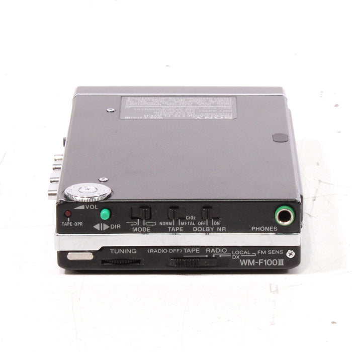 Sony WM-F100III Portable Walkman Stereo Cassette Player Radio-Cassette Players & Recorders-SpenCertified-vintage-refurbished-electronics