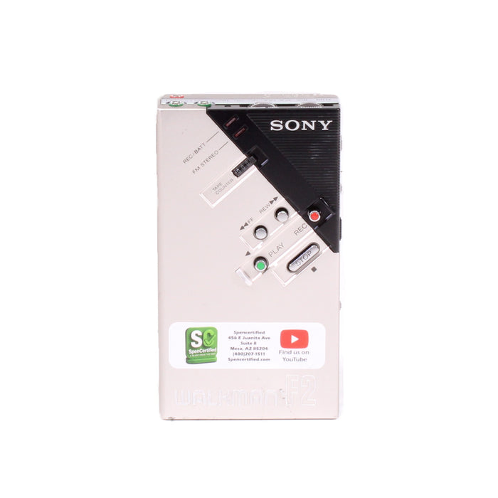 Sony WM-F2 Walkman FM Stereo Cassette Player Recorder Dual Headphone Jacks-Electronics-SpenCertified-vintage-refurbished-electronics