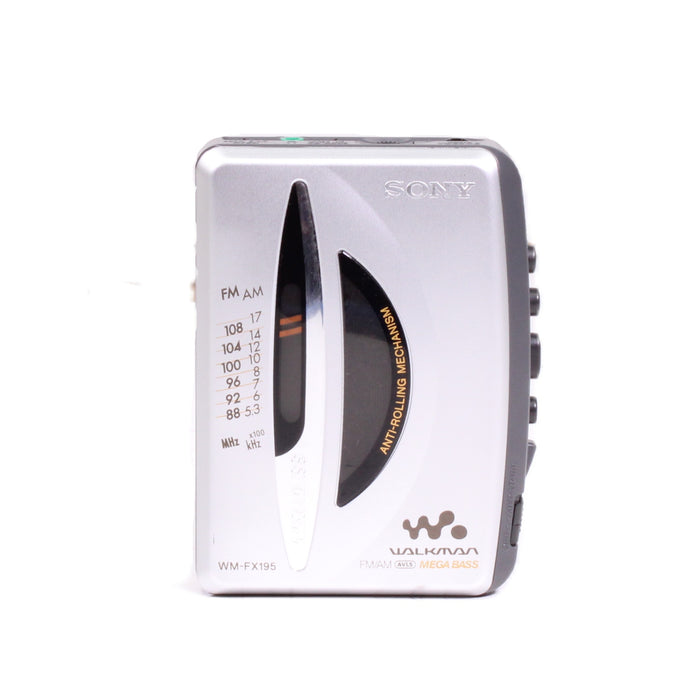 Sony WM-FX195 Walkman Portable AM/FM Stereo Cassette Player Mega Bass AVLS (AS-IS??)-Cassette Players & Recorders-SpenCertified-vintage-refurbished-electronics