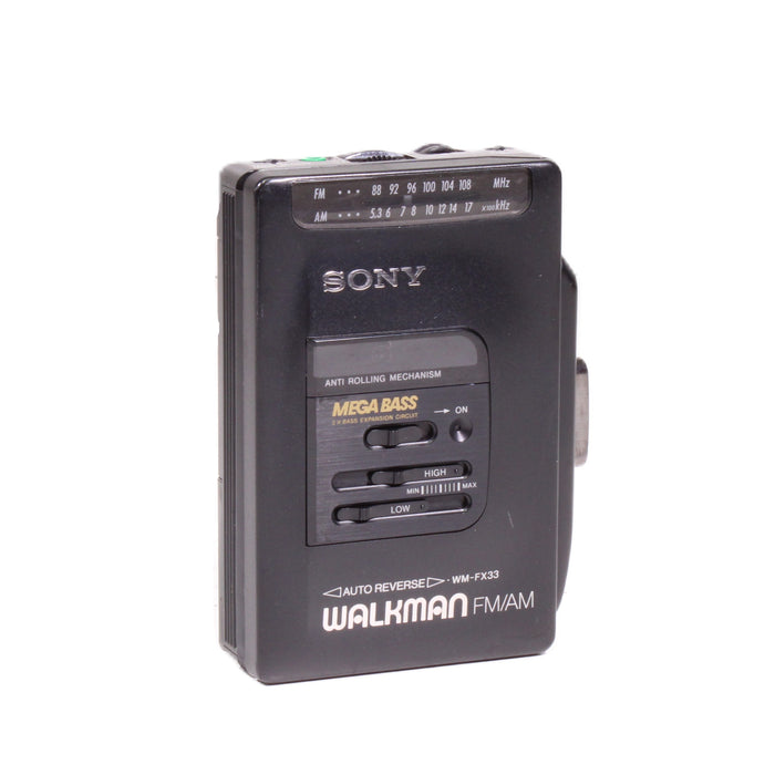 Sony WM-FX33 Walkman Auto-Reverse Cassette Player AM/FM Mega Bass-Cassette Players & Recorders-SpenCertified-vintage-refurbished-electronics