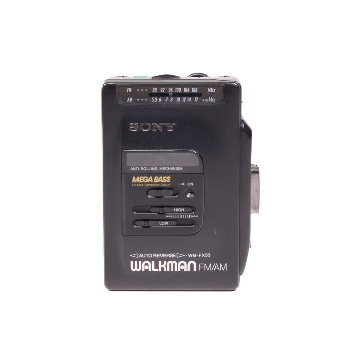 Sony WM-FX33 Walkman Auto-Reverse Cassette Player AM/FM Mega Bass-Cassette Players & Recorders-SpenCertified-vintage-refurbished-electronics