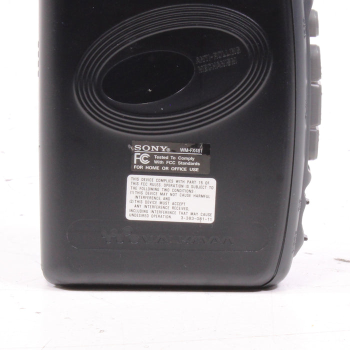 Sony WM-FX481 Walkman Cassette Player AM/FM Radio Mega Bass Auto Reverse-Cassette Players & Recorders-SpenCertified-vintage-refurbished-electronics