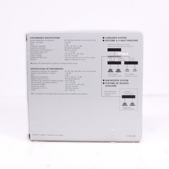 Sony XE-90 MKII Stereo Graphic Equalizer 9-Band 4-Speaker System-Equalizers-SpenCertified-vintage-refurbished-electronics