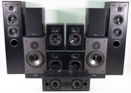 Sound Dynamics 11-Channel Speaker Set (RTS-7 Tower Pair, RTS-3B-1 Pair, R-85 Pair, R-65 Pair, RTS-1 Pair, RTS-C1 Center)-Speakers-SpenCertified-vintage-refurbished-electronics
