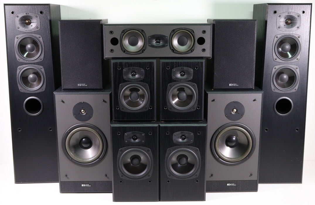 Sound Dynamics 11-Channel Speaker Set (RTS-7 Tower Pair, RTS-3B-1 