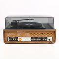 Soundesign 4764 AM FM Stereo Multiplex System Turntable with 8 Track Player