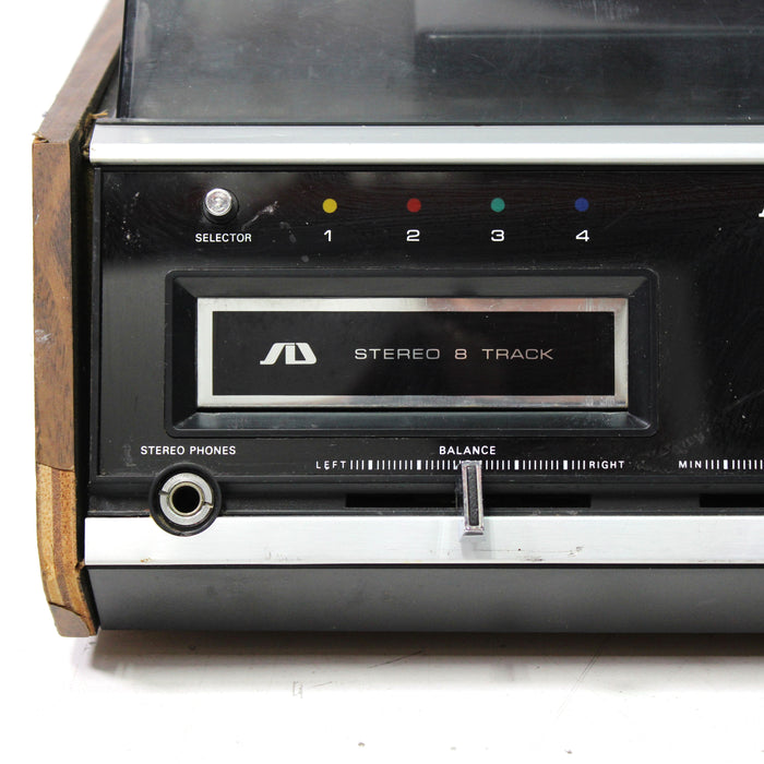 Soundesign 4764 AM FM Stereo Multiplex System Turntable with 8 Track Player-Turntables & Record Players-SpenCertified-vintage-refurbished-electronics