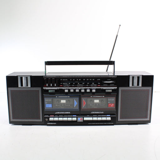 Soundesign 4776 Boombox AM FM Radio Double Cassette System-Boomboxes-SpenCertified-vintage-refurbished-electronics