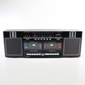 Soundesign 4776 Boombox AM FM Radio Double Cassette System