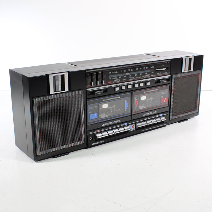 Soundesign 4776 Boombox AM FM Radio Double Cassette System-Boomboxes-SpenCertified-vintage-refurbished-electronics