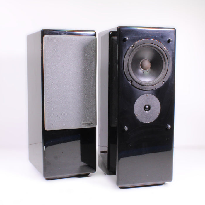 Speakerlab 2-Way Bass Reflex Bookshelf Speakers Black Pair Vintage Hi-Fi-Speakers-SpenCertified-vintage-refurbished-electronics