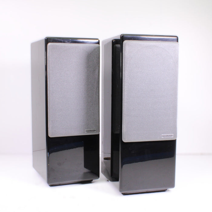 Speakerlab 2-Way Bass Reflex Bookshelf Speakers Black Pair Vintage Hi-Fi-Speakers-SpenCertified-vintage-refurbished-electronics
