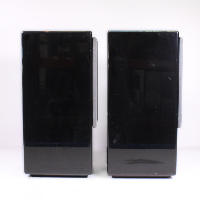Speakerlab 2-Way Bass Reflex Bookshelf Speakers Black Pair Vintage Hi-Fi-Speakers-SpenCertified-vintage-refurbished-electronics