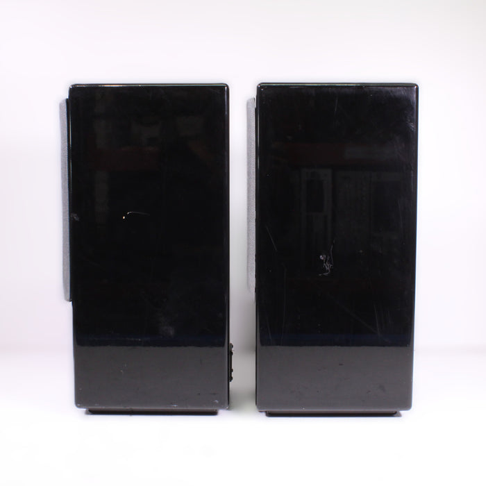 Speakerlab 2-Way Bass Reflex Bookshelf Speakers Black Pair Vintage Hi-Fi-Speakers-SpenCertified-vintage-refurbished-electronics