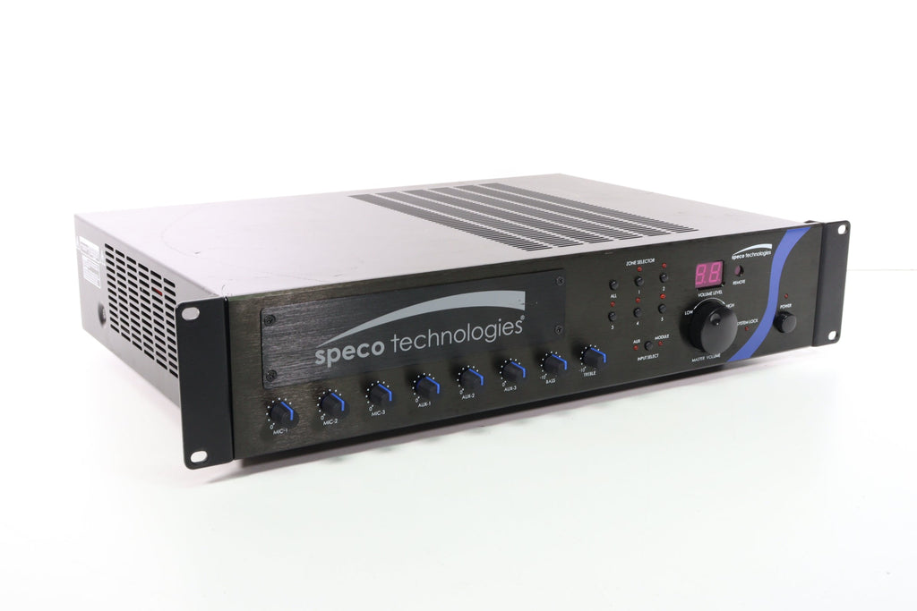 Speco Technologies PBM120A Power Amplifier with 5 Zone Output Terminal