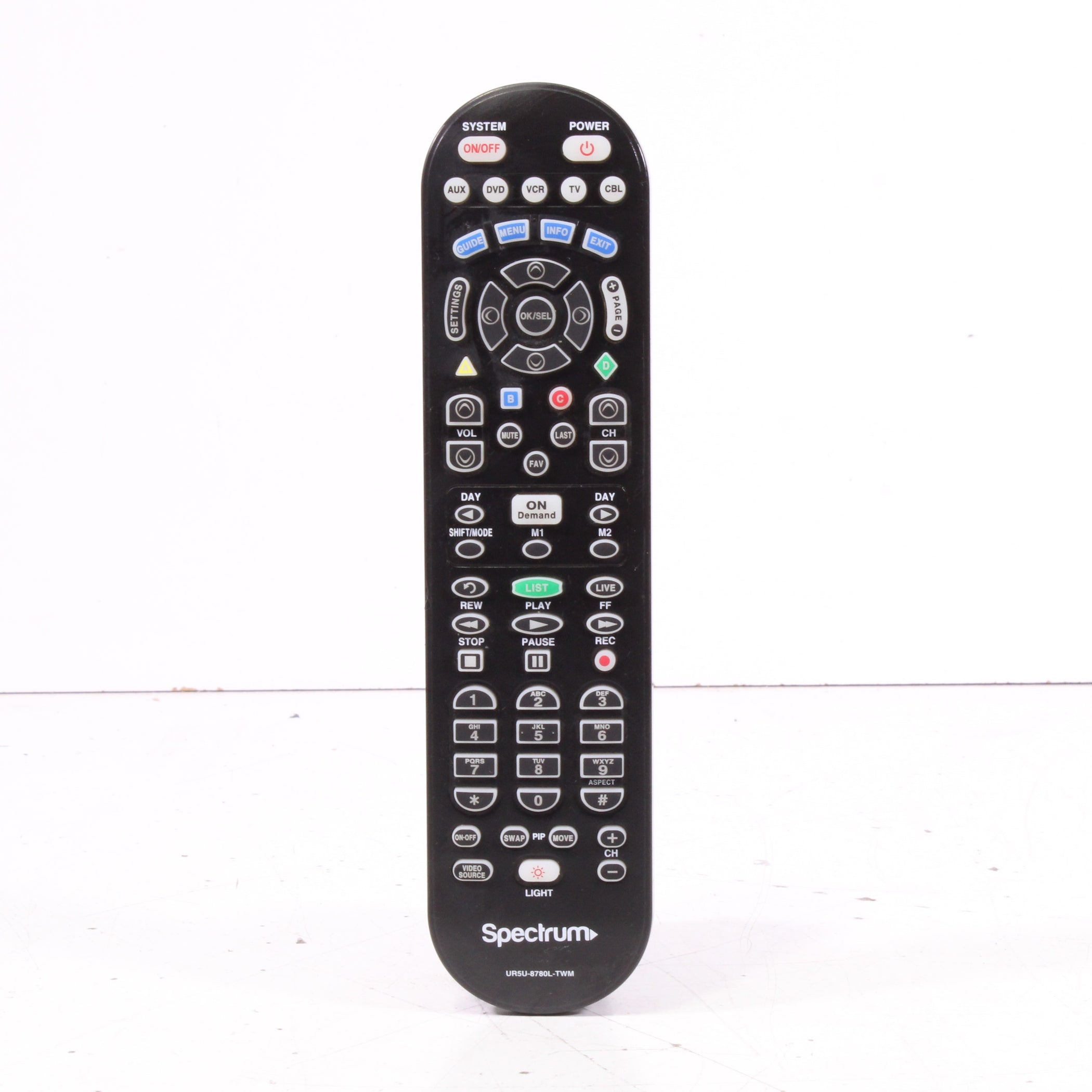 Spectrum UR5U-8780L-TWM Universal Remote Control — SpenCertified
