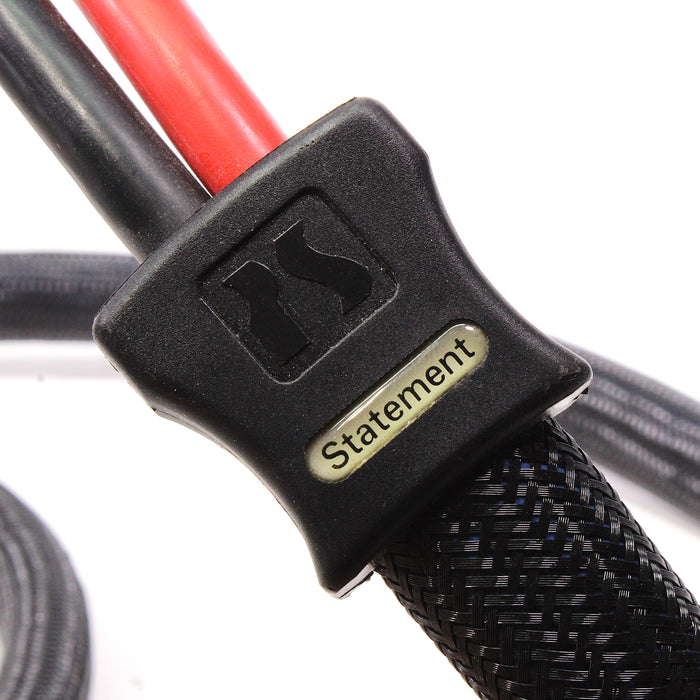 Statement High-Quality 8' Speaker Cable Pair Gold Plated Spade Connectors-Speaker Accessories-SpenCertified-vintage-refurbished-electronics