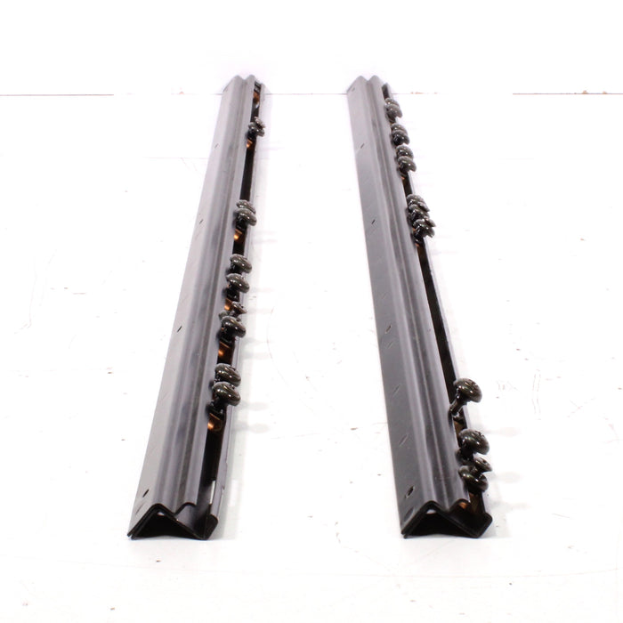 Steel Rack Rails AV Rack Mounts Brackets with Screws 31.75"-shelving-SpenCertified-vintage-refurbished-electronics