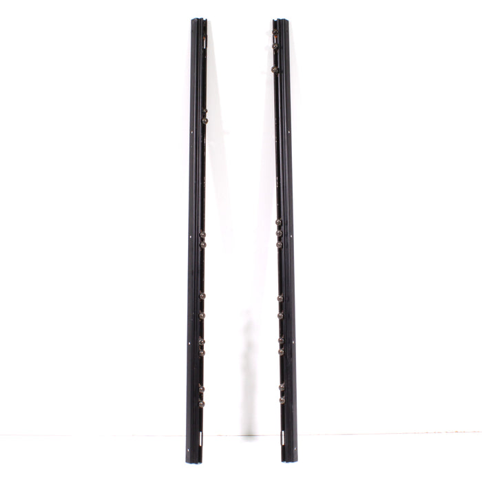 Steel Rack Rails AV Rack Mounts Brackets with Screws 31.75"-shelving-SpenCertified-vintage-refurbished-electronics