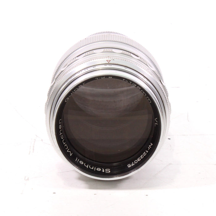 Steinheil Munchen Quinar 135mm f/2.8 VL Camera Lens for Exakta Boyonet Mount (1952)-Camera Lenses-SpenCertified-vintage-refurbished-electronics