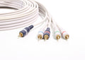 Steren 254-612IV 12-Ft Component Audio Video Cable 5-RCA Cable Ivory