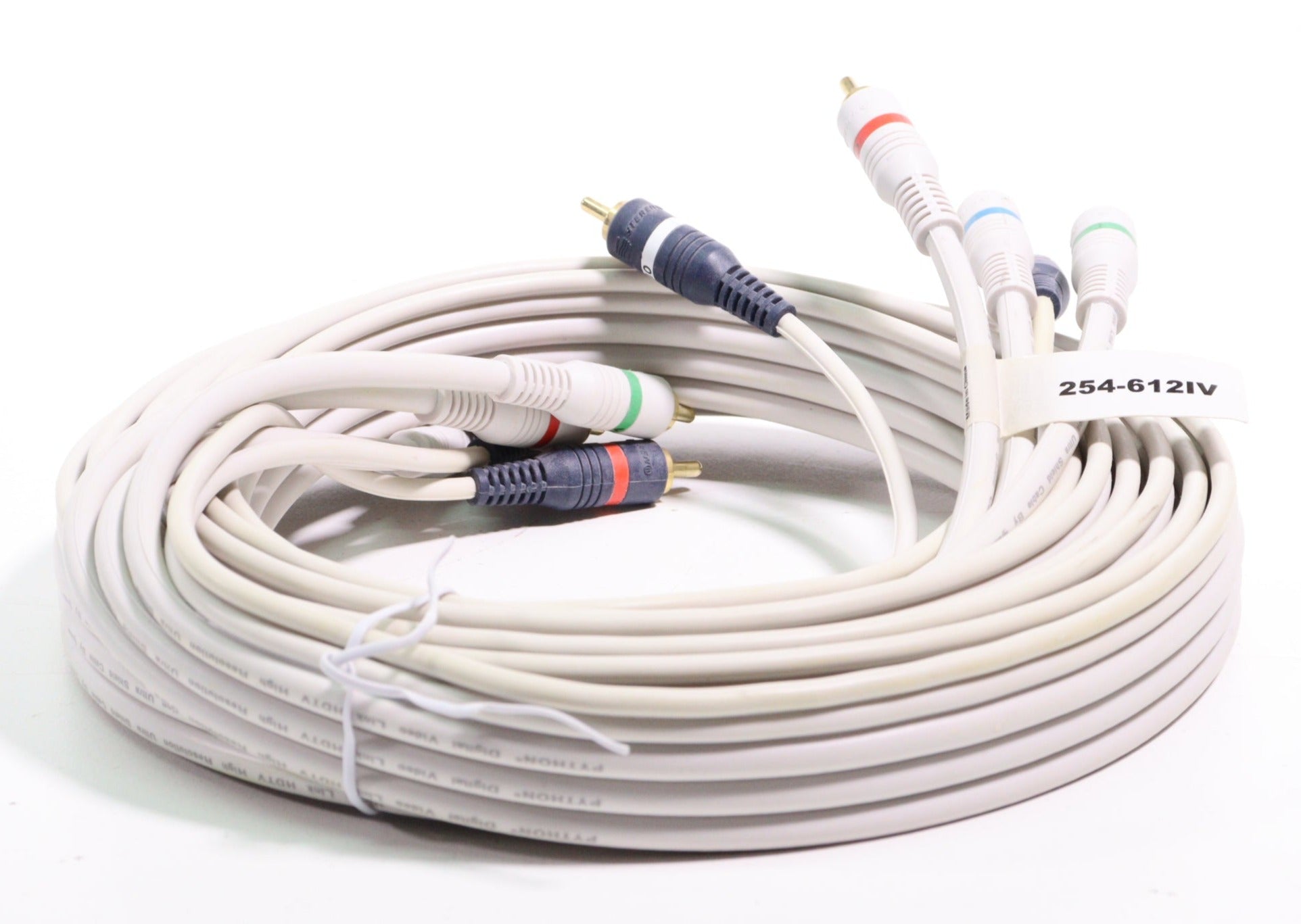 Steren 254 612iv 12 Ft Component Audio Video Cable 5 Rca Cable Ivory 5727