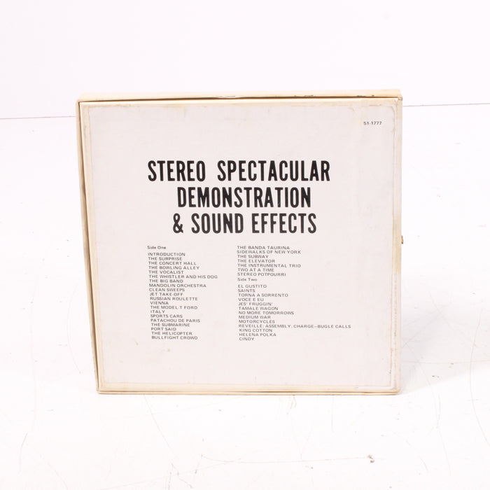 Stereo Spectacular Demonstration and Sound Effects Reel to Reel Tape 7" 1/4" 7½ IPS Audiophile Series 20 to 20,000 CPS-Reel-to-Reel Tape-SpenCertified-vintage-refurbished-electronics