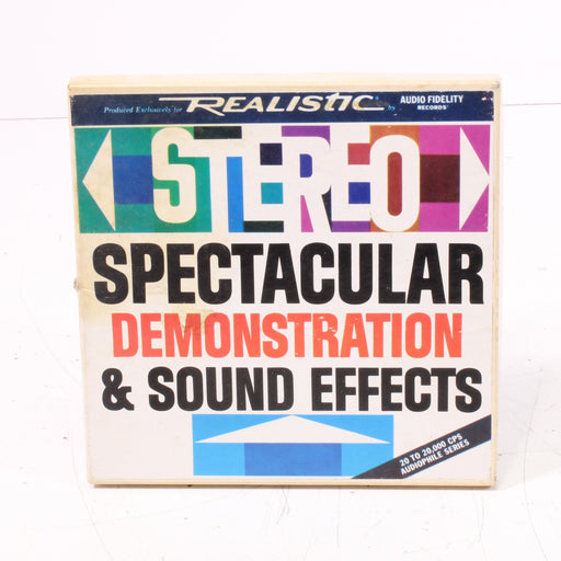 Stereo Spectacular Demonstration and Sound Effects Reel to Reel Tape 7" 1/4" 7½ IPS Audiophile Series 20 to 20,000 CPS-Reel-to-Reel Tape-SpenCertified-vintage-refurbished-electronics