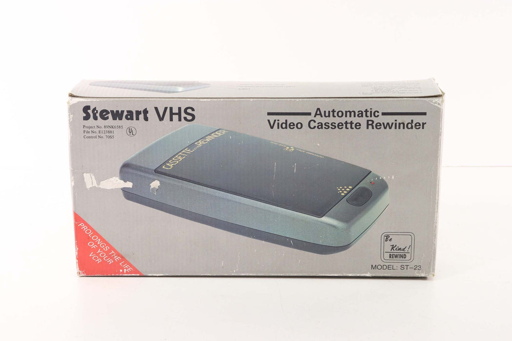 Stewart VHS ST-23 Automatic Video Cassette Rewinder (Original Box)-Electronics-SpenCertified-vintage-refurbished-electronics